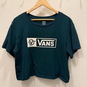 Vans Dark Green Crop Top